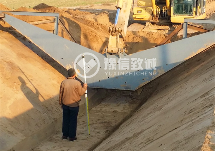 山東德州大型排水溝渠現(xiàn)場(chǎng)